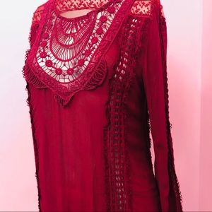 Topshop Wine Tunic Dress 🍷